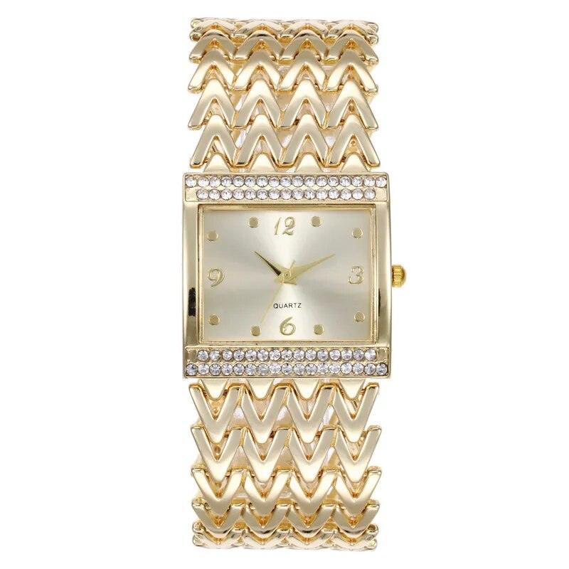 Relógio Feminino Quadrado Diamante - Multilys